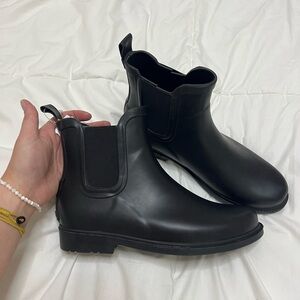J crew short rain boots